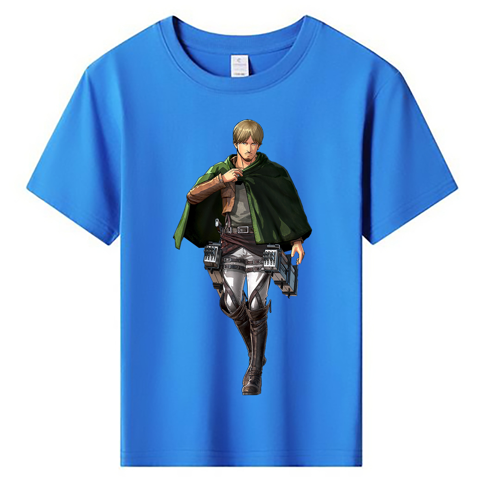 （画像用） 進撃の巨人 ミケ·ザカリアス Attack on Titan Mike Zakarius 綿100％キッズTシャツ（フロントプリント）
